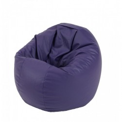 Пуф Pufrelax, за деца, 190л., Relaxo - Indigo, Еко кожа, Пълнеж от Полистир...